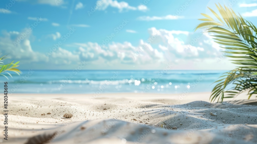 Summer day background concept with copy space. The concept of beautiful sea Summer day background concept with copy space. The concept of beautiful sea