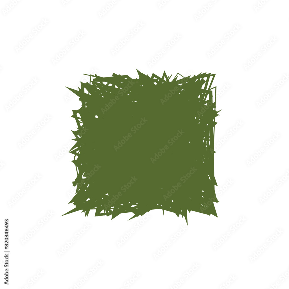 Fototapeta premium An isolated abstract grunge scribble background design element.