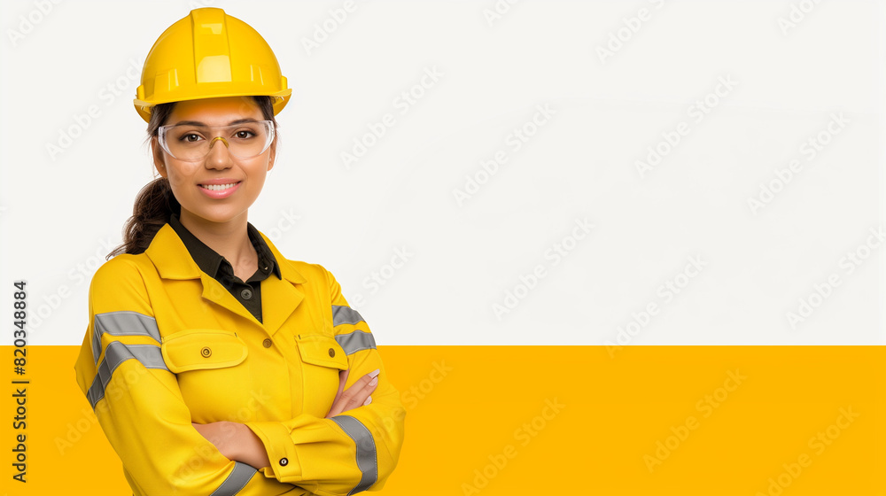 portrait of a female worker portrait of a female worker