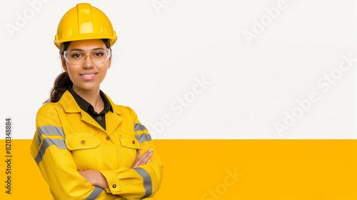 portrait of a female worker