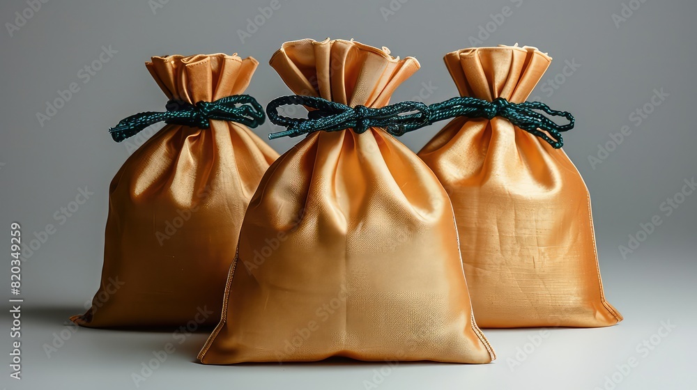 Obraz premium Satin drawstring bag