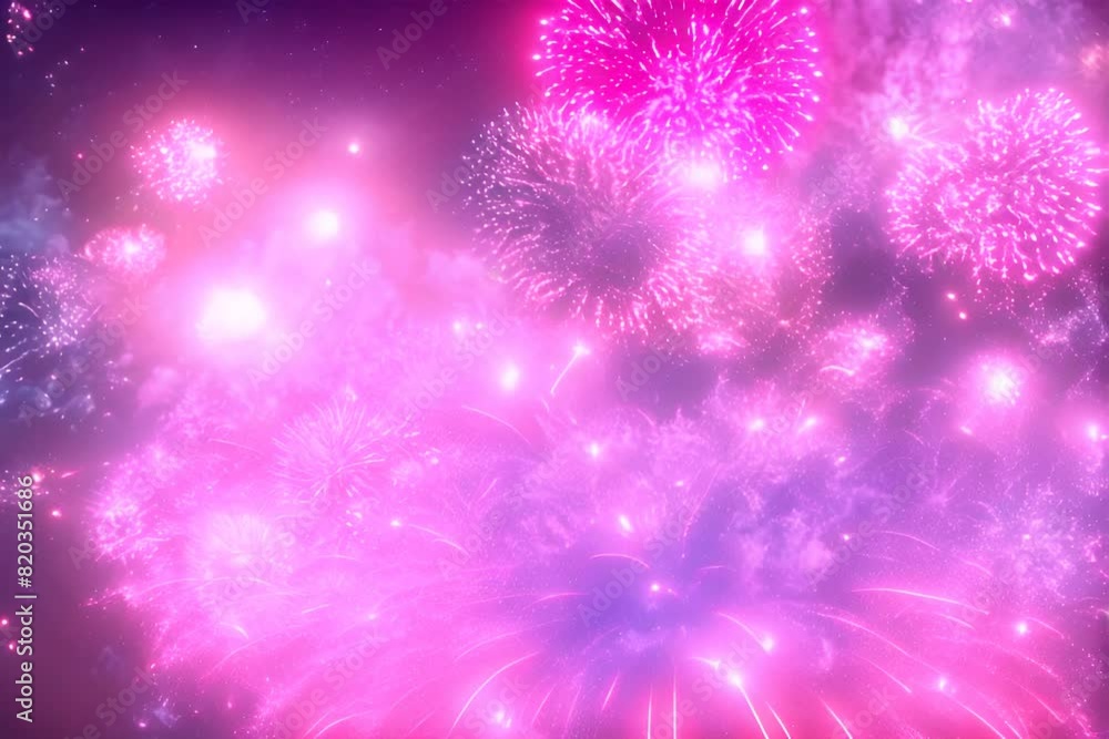 A captivating scene capturing the vibrant energy of a fireworks display against the backdrop of a dark blue night sky illuminated by starlight A captivating scene capturing the vibrant energy of a fireworks display against the backdrop of a dark blue night sky illuminated by starlight