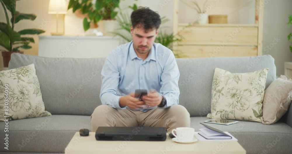 Businessman Working on Development Strategy Businessman Working on Development Strategy