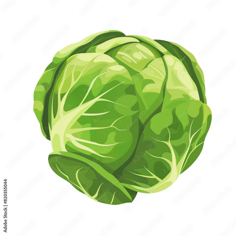 A Single Graphic Icon Brussels Sprout with a Transparent Background PNG A Single Graphic Icon Brussels Sprout with a Transparent Background PNG