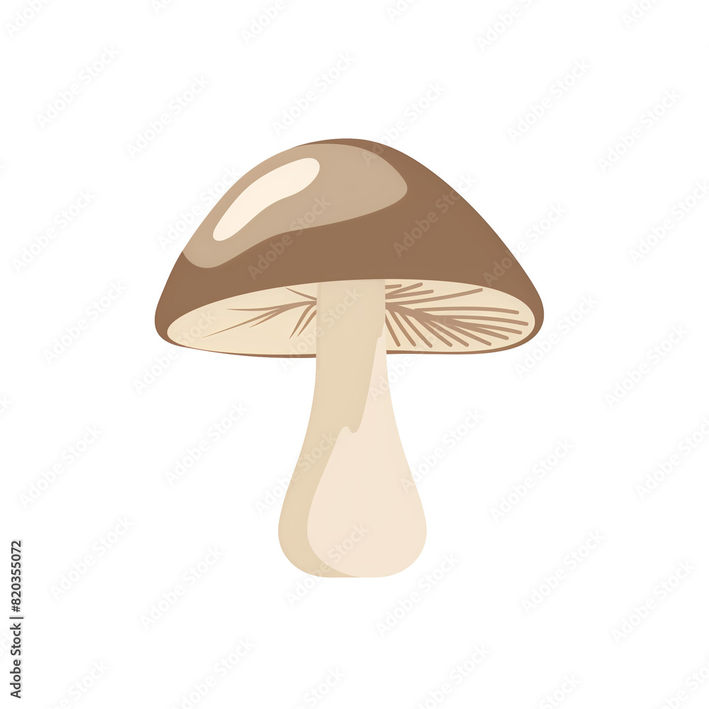 A Single Graphic Icon Mushroom with a Transparent Background PNG A Single Graphic Icon Mushroom with a Transparent Background PNG