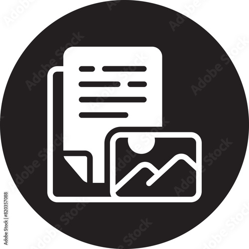 image file glyph icon