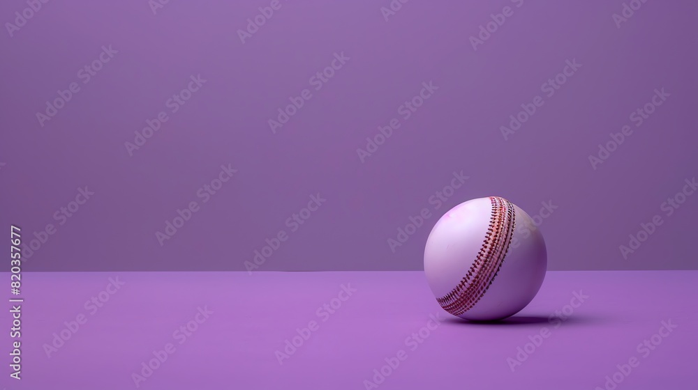 A simple image of a cricket ball on a purple background. The ball is in focus and the background is out of focus. A simple image of a cricket ball on a purple background. The ball is in focus and the background is out of focus.