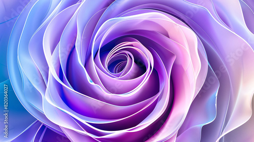 Fractal amoled rose background.