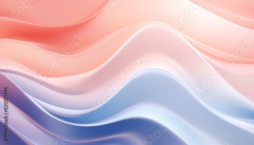 Abstract pastel colored waves.