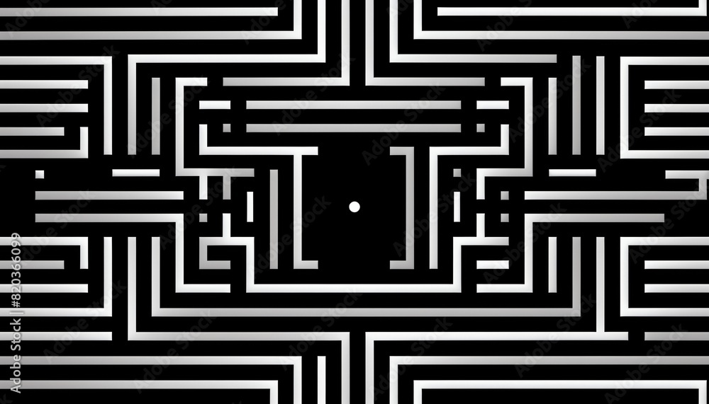 Black and white geometric pattern. Black and white geometric pattern.