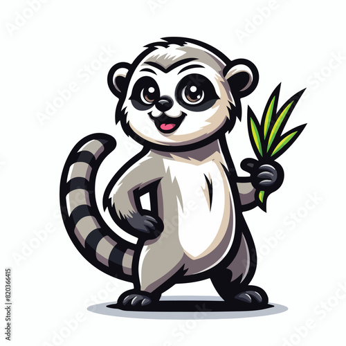 African Civet mascot vector