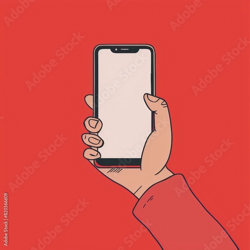 phone in hand photo