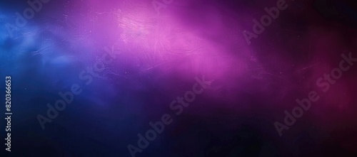 Black gradient background with purple and blue colors, minimalistic