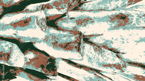 2-94c. Old Wood Surface Texture Effect - Illustration