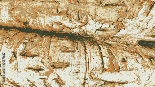 2-73c. Old Wood Surface Texture Effect - Illustration 