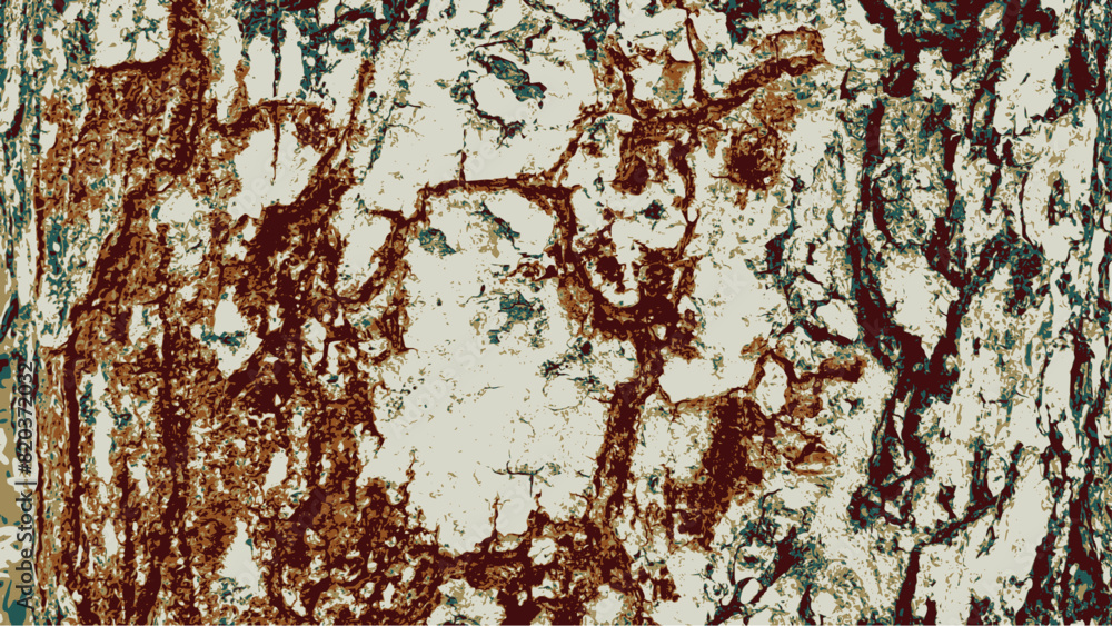 Fototapeta premium 2-22c. Old Wood Surface Texture Effect - Illustration 