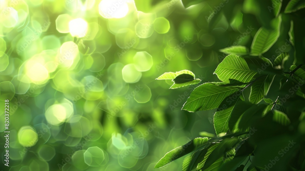 Spring Bokeh Nature Background With A Lush Green Abstract, High Quality Spring Bokeh Nature Background With A Lush Green Abstract, High Quality
