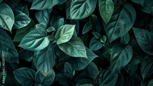 Wallpaper Mural Green Leaf Texture Background, Highlighting The Intricate And Natural Beauty, High Quality Torontodigital.ca