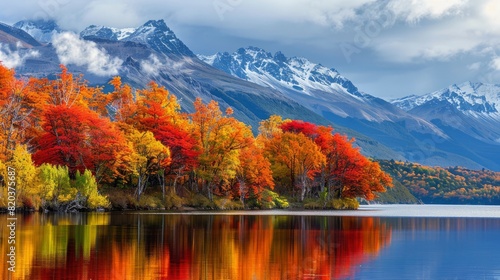 Los Alerces National Park In Patagonia, Argentina, Capturing The Breathtaking Natural Beauty, High Quality
