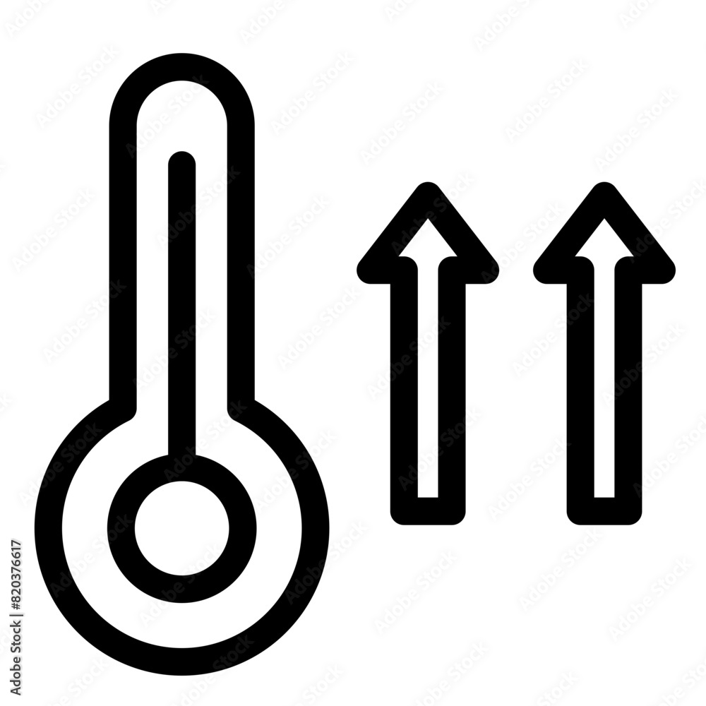hot temperature icon hot temperature icon