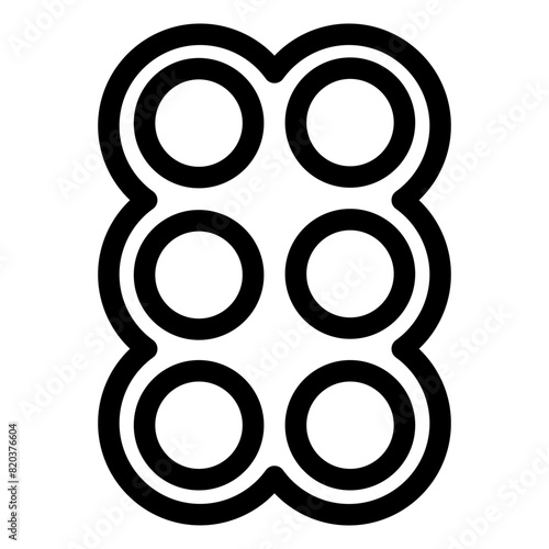 plastic bottle holder icon 