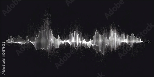 Line wave music sound one noise audio frequency icon signal podcast radio soundwave waveform