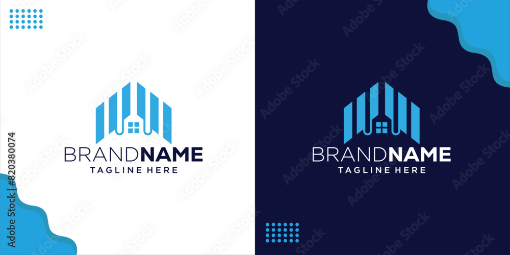 Creative Simple Modern House and Building Logo for Real Estate, Property, Housing, Investment, Construction, Renovation, and Business, Design Inspiration, Illustration, Vector Creative Simple Modern House and Building Logo for Real Estate, Property, Housing, Investment, Construction, Renovation, and Business, Design Inspiration, Illustration, Vector