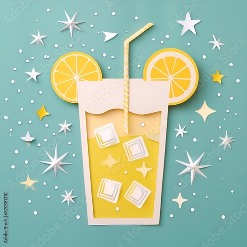 orange juice with two lemons