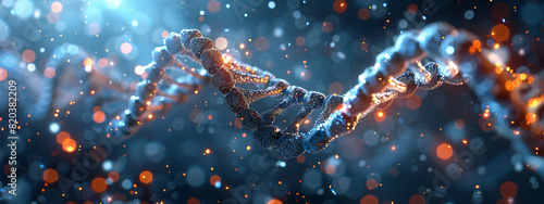 DNA Gene Background Science Helix Concept