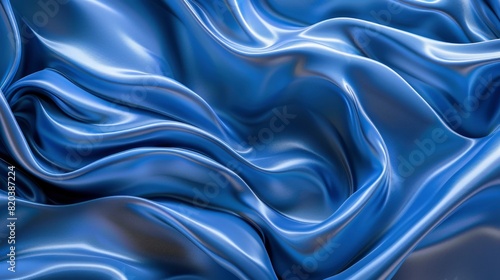 Wallpaper Mural Abstract Blue Color Water Wave With A Pure And Vibrant Hue, Evoking A Sense Of Calm And Tranquility, High Quality Torontodigital.ca