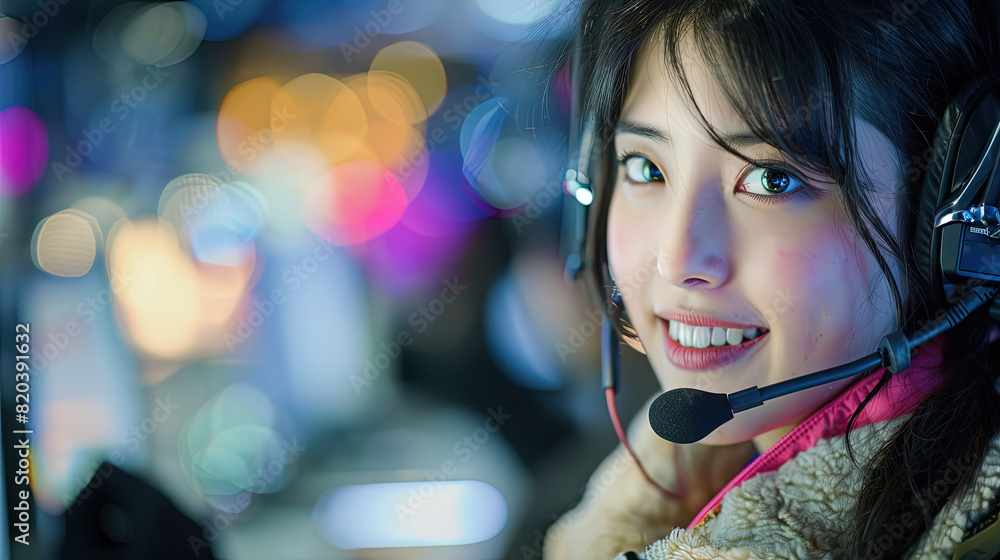 Customer service representative addressing their inquiries with professionalism and care, the interaction set against a softly blurred. Customer service representative addressing their inquiries with professionalism and care, the interaction set against a softly blurred.