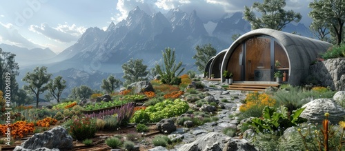 Capsule House Nestled in a Mountain Retreat A Sustainable Alpine Habitat photo