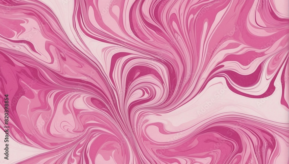 pink theme marbled paper design illustration from Generative AI pink theme marbled paper design illustration from Generative AI