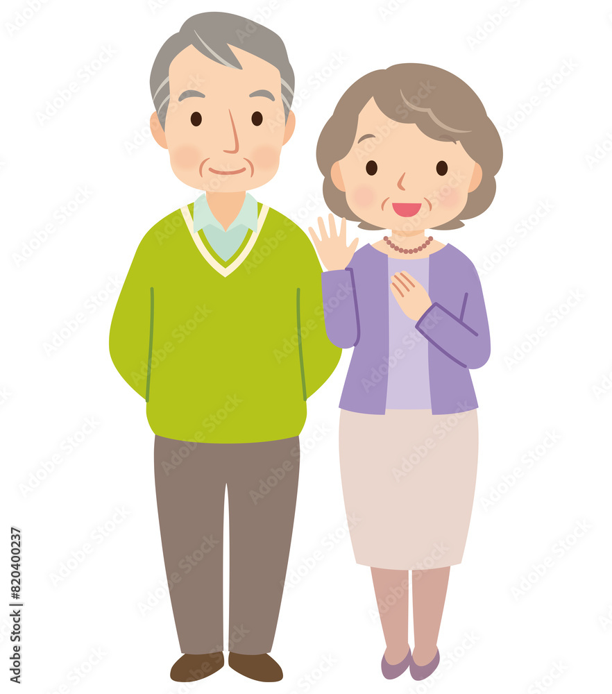 仲の良い高齢者夫婦 シニア 仲の良い高齢者夫婦 シニア