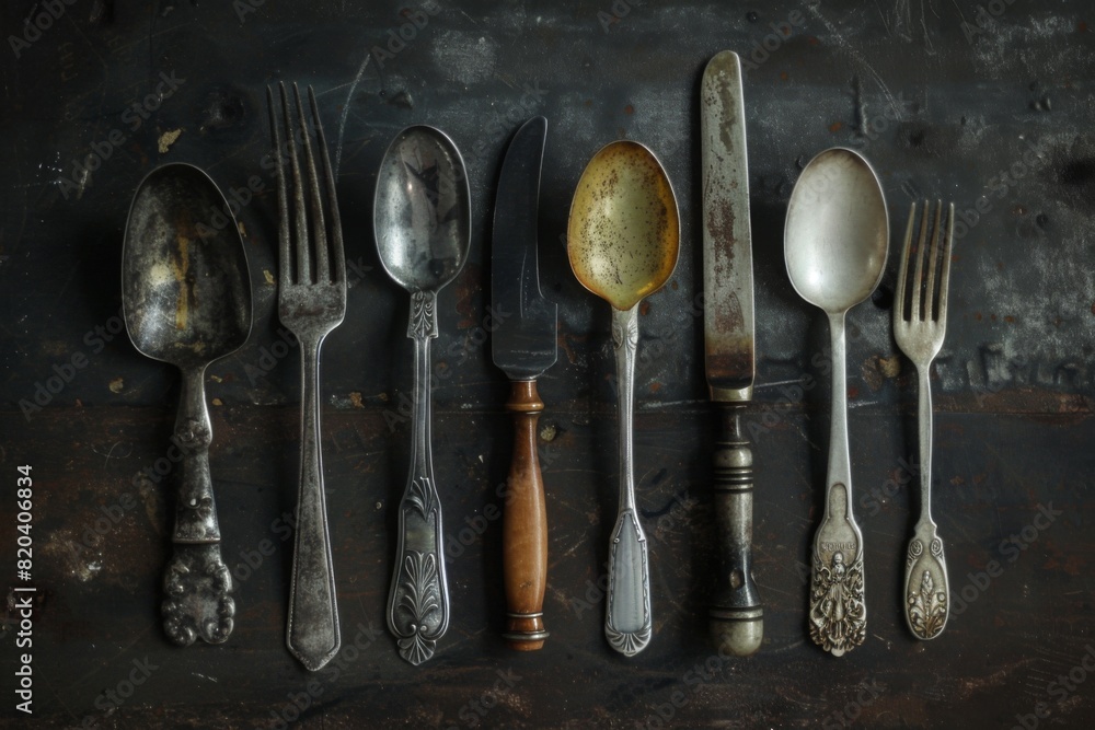 Closeup cutlery photo