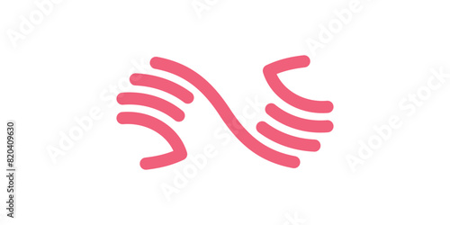 infinity and hand logo design, social, care, logo design icon, vector, symbol, creative idea.