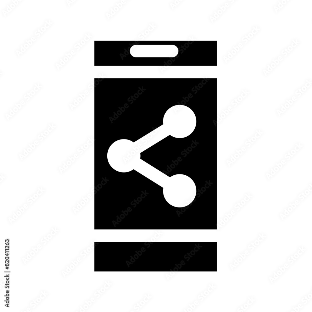 Smartphone share icon
