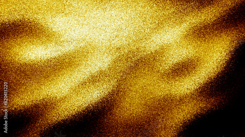 Background texture of small grains of gravel and sand. Rough with a gradient of light, dark golden brown tones. For backdrops, banners, old, dirty, backdrops, glitter.