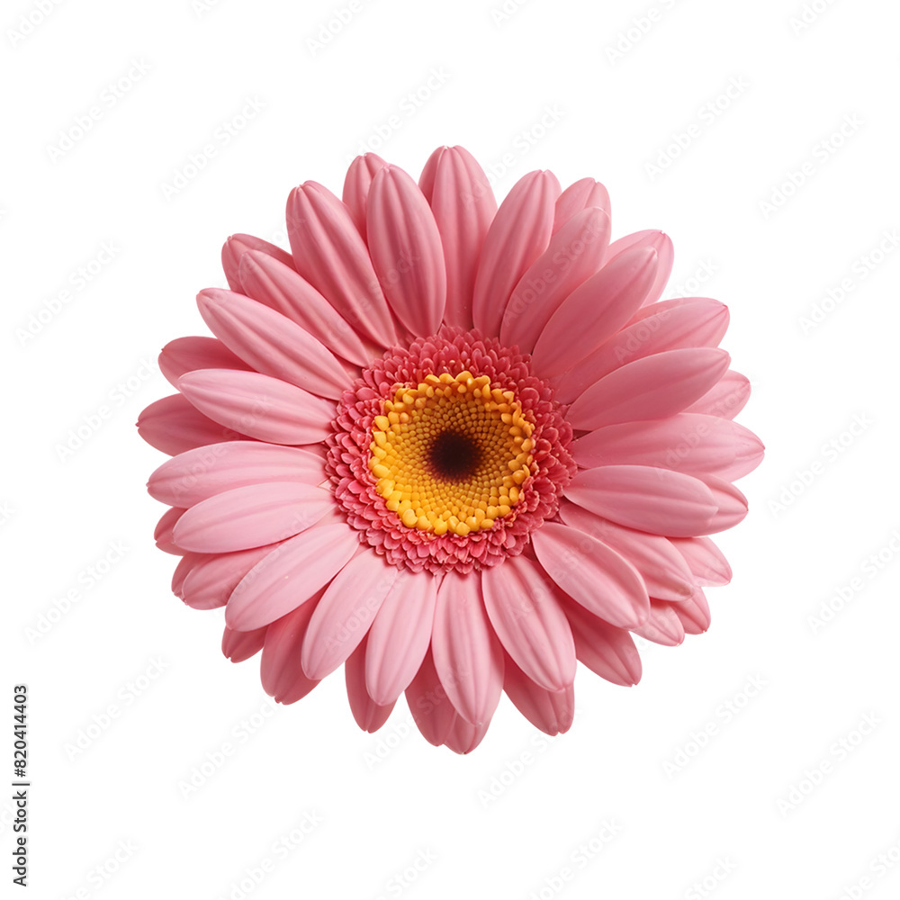 Pink gerber daisy isolated on transparent background Pink gerber daisy isolated on transparent background