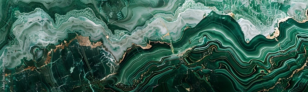 Obraz premium Abstract green marble texture background