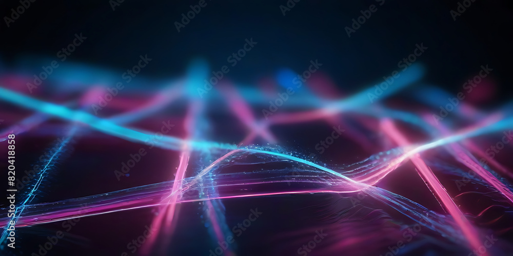 Modern digital abstract 3D background. description of network abilities, technological processes, digital storage, science, education, etc.