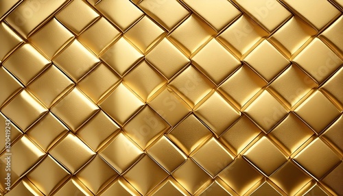 Luxurious Golden Geometric Pattern Background