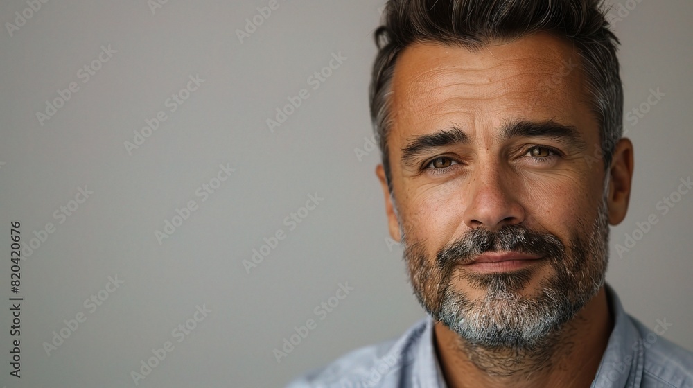 portrait of a confident man in a studio setting against a white background portrait of a confident man in a studio setting against a white background
