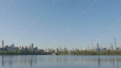 Jacqueline Kennedy Onassis Reservoir on a spring morning photo