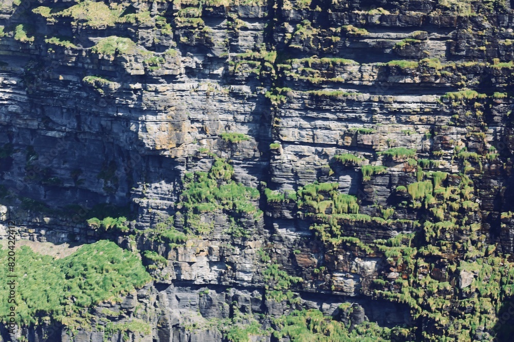 Fototapeta premium Steep vertical cliff