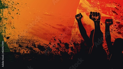 African liberation day background concept. Copy space