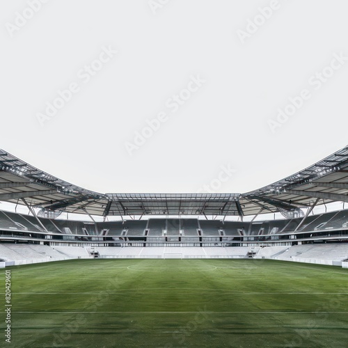 football, soccer empty interior field