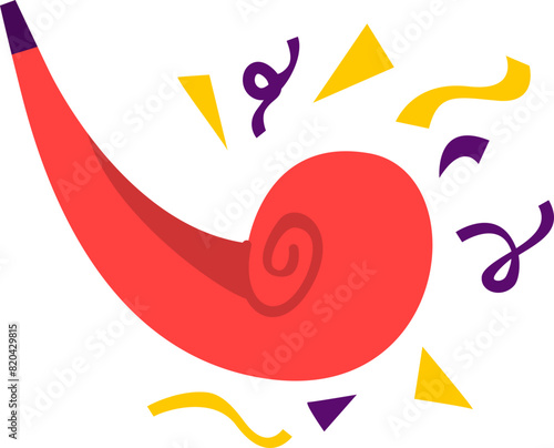 New Years Equipment Illustration