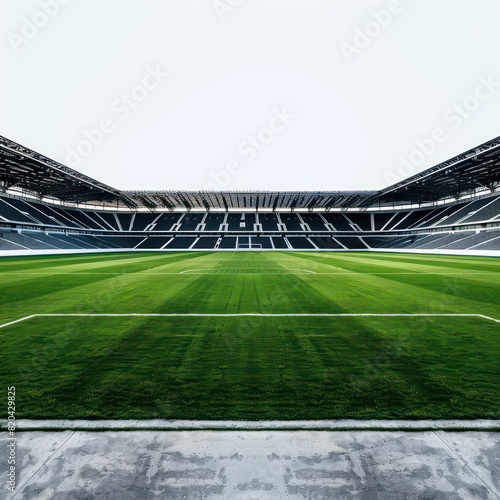 football, soccer empty interior field
