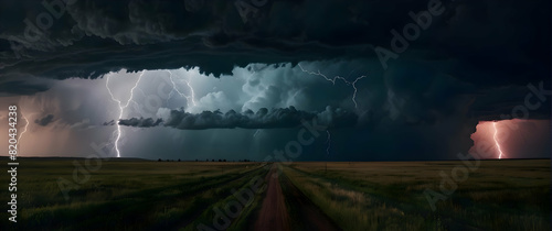 lightning and storm